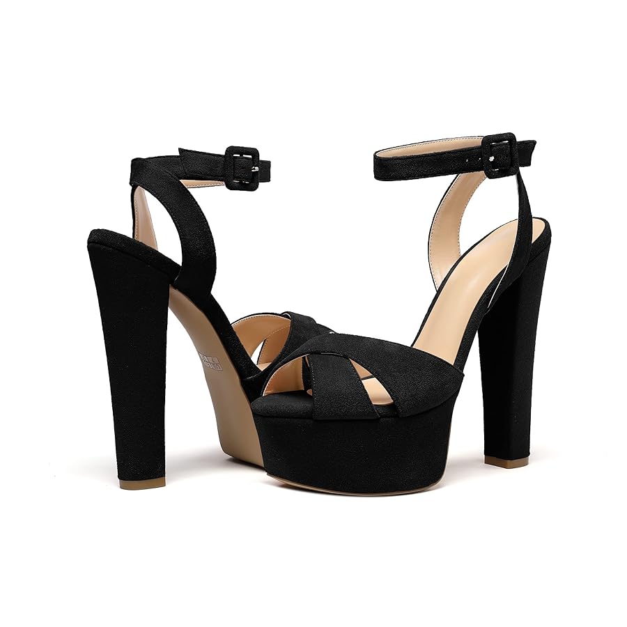 その他 MayLee Amazon.com | Mettesally Women's Platform Chunky Heels